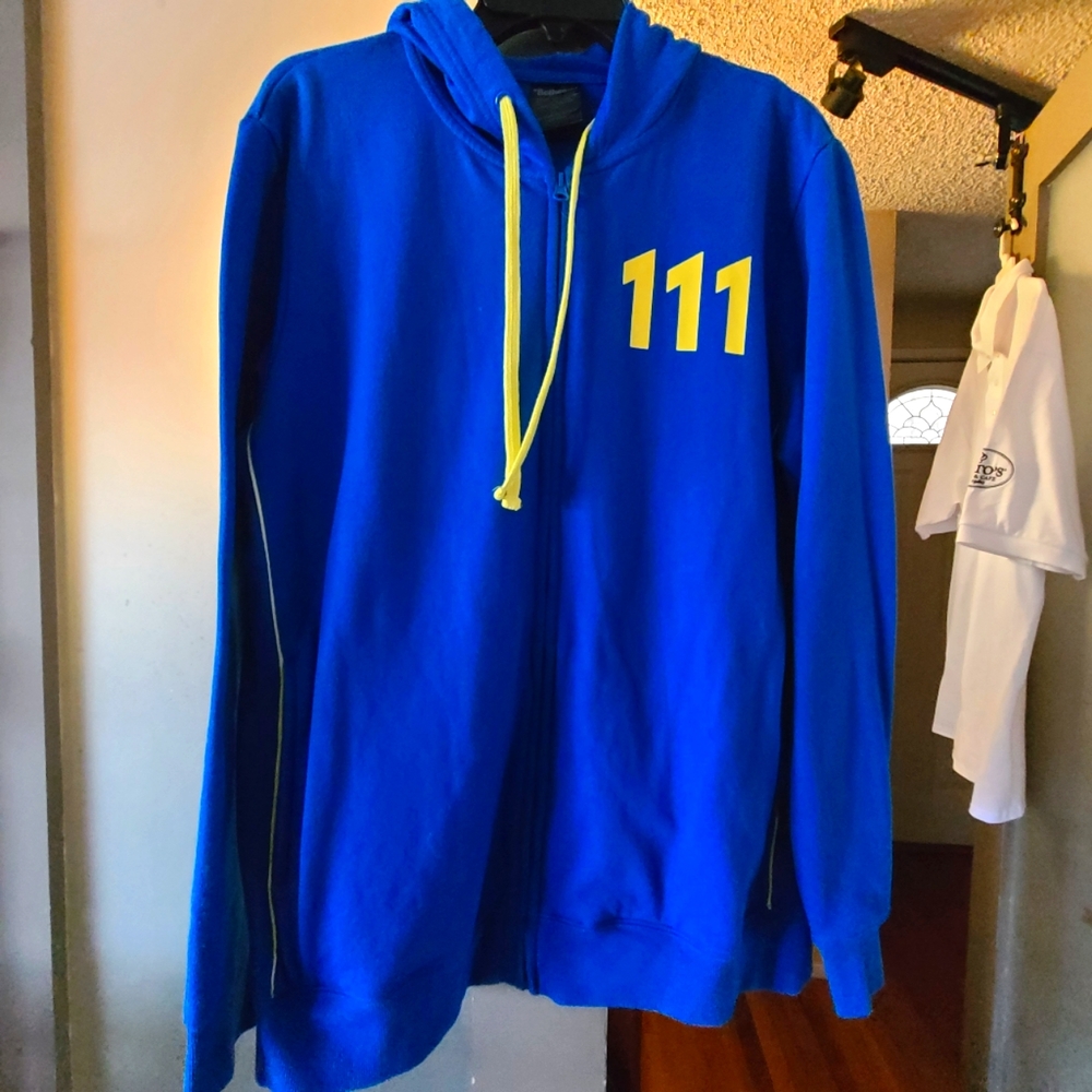 Fallout Blue Hoodie No Yellow Trim